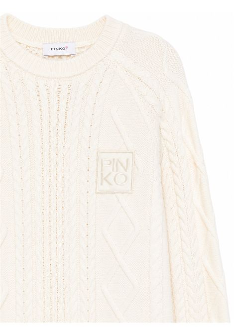Maglione con applicazione PINKO KIDS | KFMA039 C FL1530078
